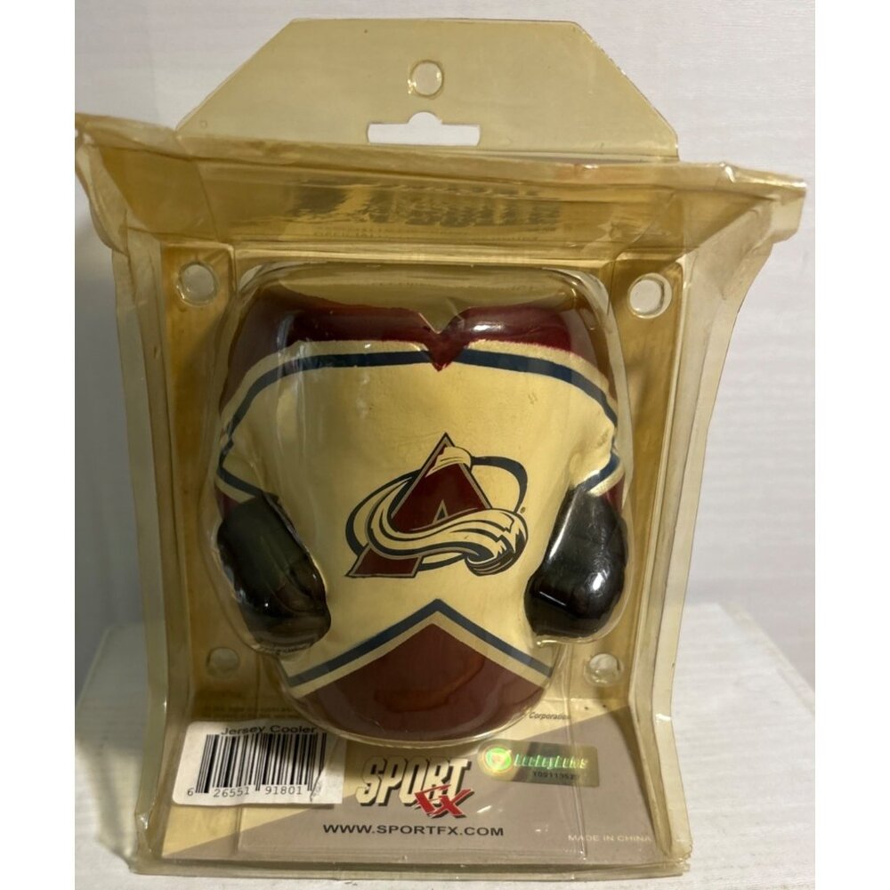 NHL Colorado Avalanche Jersey Cooler Can Foam Holder By SportFX